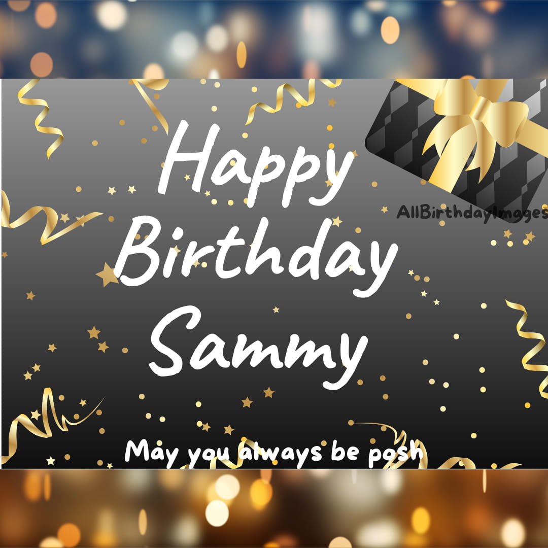 Happy Birthday Image for Sammy