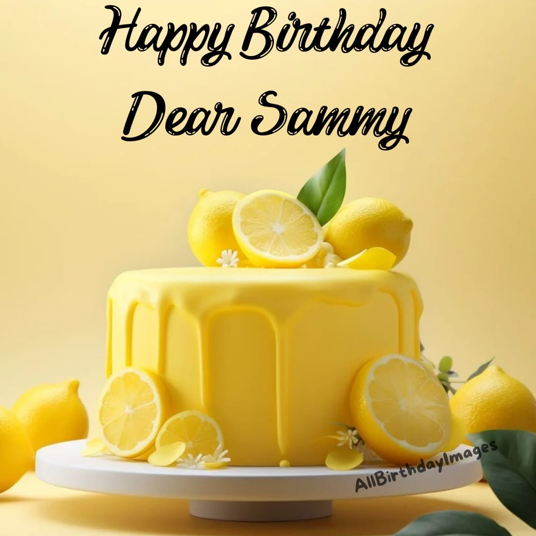 Happy Birthday Sammy Cake