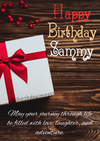 Happy Birthday Sammy Card