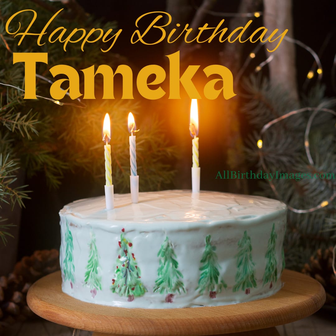 Happy Birthday Cake for Tameka