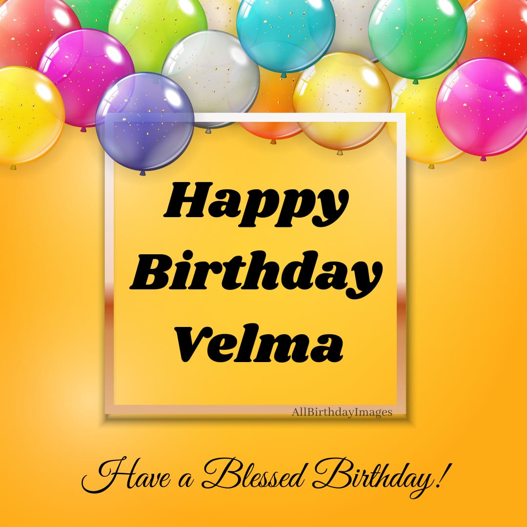 Happy Birthday Image for Velma