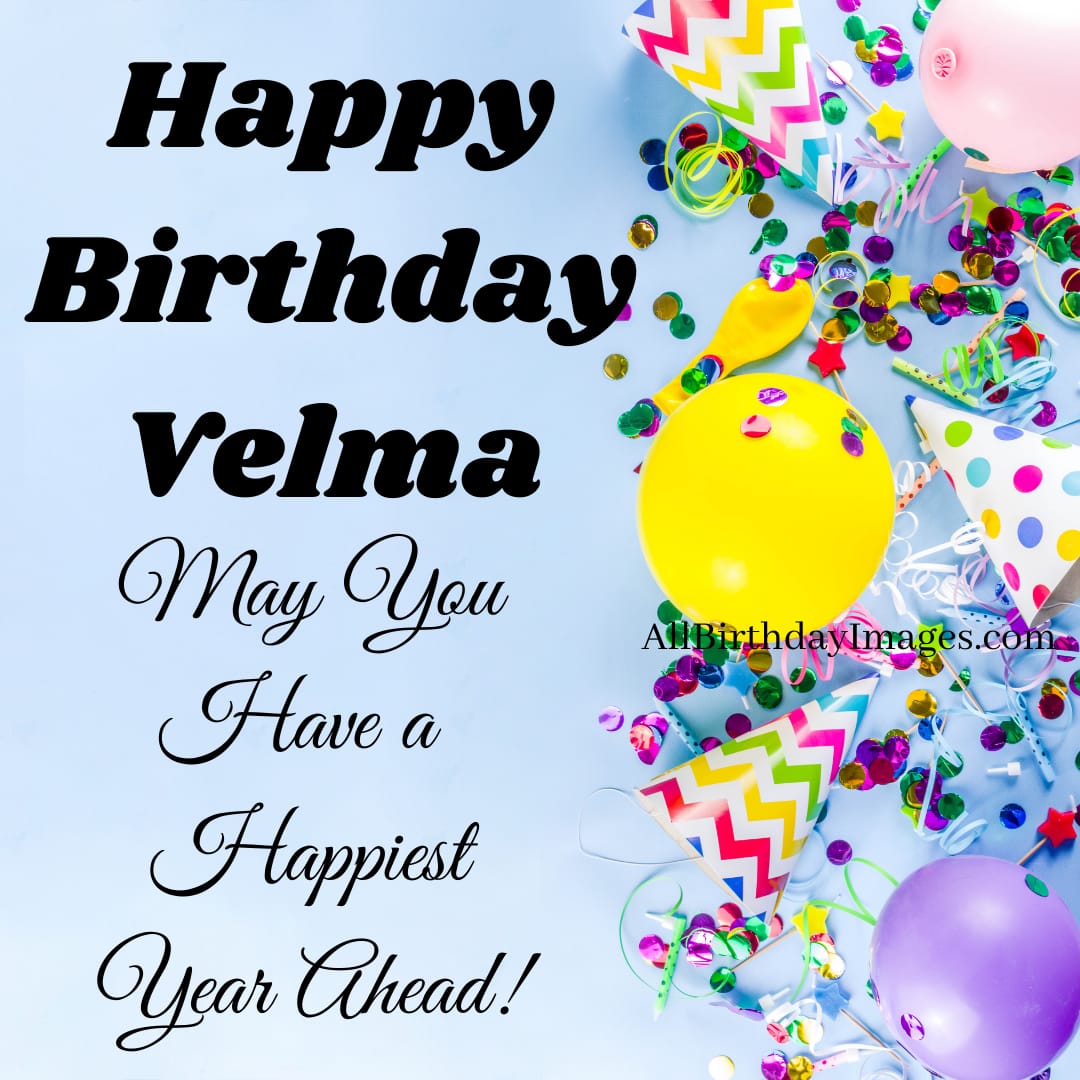Happy Birthday Wishes for Velma