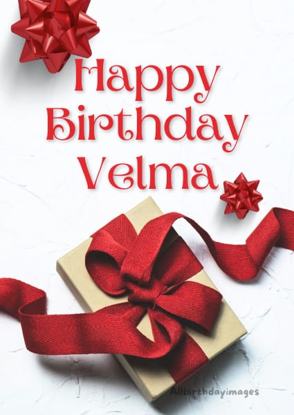 Happy Birthday Card for Velma